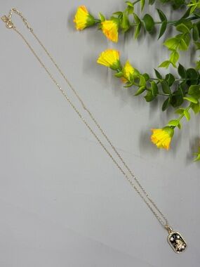 Harry Potter Fantastic Beasts Niffler Gold Plated Dog Tag Pendant Necklace